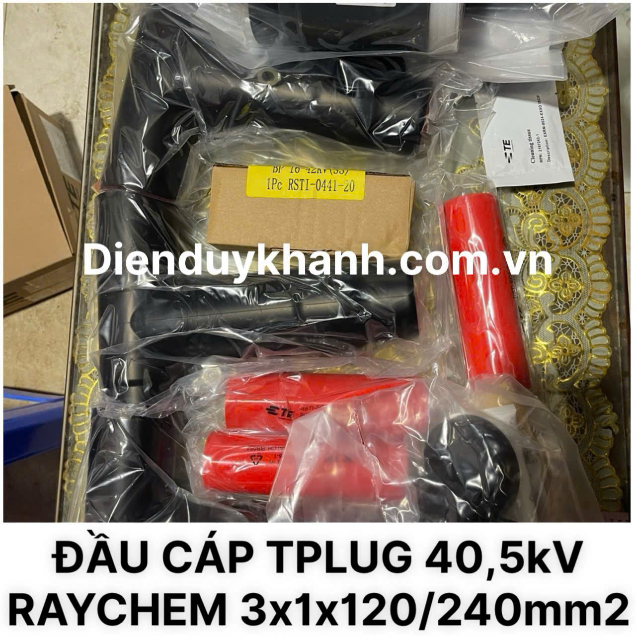 ĐẦU CÁP TPLUG 40,5kV RAYCHEM 3x1x120/240mm2 CHÍNH HÃNG GIÁ RẺ